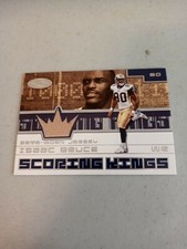 Isaac Bruce 2001 Fleer Hot Prospects Scoring Kings Game Worn Jersey Rams
