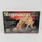 Vintage Stegosaurus Holzbausatz Holzskelett Modell Yonezawa Spielzeug Dinosaurier 1983