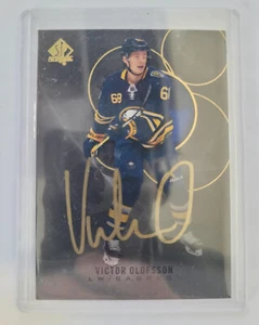 2020-21 UD SP Authentic Victor Olofsson Black Gold Ink Auto SSP 20/21 Upper Deck - Picture 1 of 2