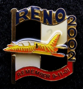 Reno Remember 911 2002 campeón nacional sombrero solapa pin up L-39 carrera Albatros - Imagen 1 de 12