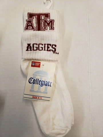 NCAA Texas A&M Aggies Ladies Socks Size 9-11 (1 Pair) Cover