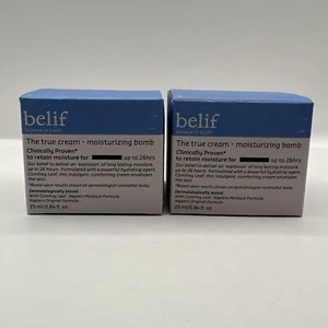 Belif The True Cream Moisturizing Bomb 25ml / .84oz Lot of 2