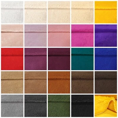 Teddy Fell Kunstfell Webpelz Lammfell weich Plüsch Stoff Jacke Deko Bekleidung - Bild 1 von 4