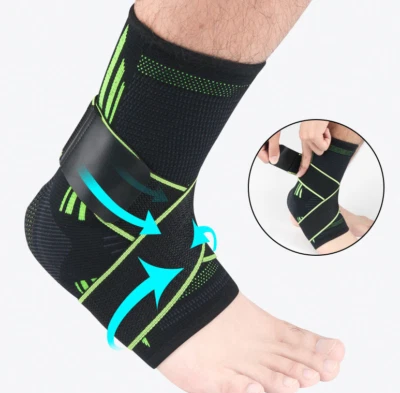Foot Tendon Plantar Fasciitis Pain Relief Ankle Brace Support Compression Sleeve - Image 1 of 4