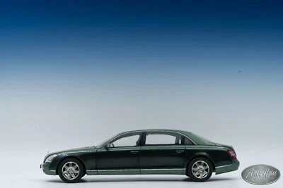 1/18 Autoart Maybach 62 Green/Black Diecast 🤝ALSO OPEN FOR TRADE🤝 - Image 1 of 4