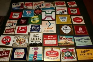 Große Menge Chicago Illinois Vintage Bierflaschenetiketten - Bild 1 von 1