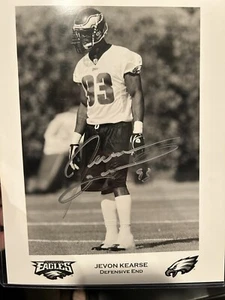 Jevon Kearse Hand Signed Autograph 8x10 Photo Philadelphia Eagles Silver Ink - Picture 1 of 2