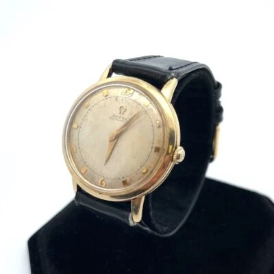 1954 Omega Automatic Bumper Cal. 351 14k Gold Filled 17 Jewels Men’s Wristwatch - Image 1 of 4