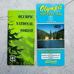 Olympischer Nationalpark Lake Crescent Lodge + Wald Washington Reisebroschüren - Bild 1 von 12