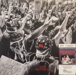 Álbum firmado por Dave Chappelle 8:46 con certificado de autenticidad JSA #AQ94522 vinilo George Floyd - Imagen 1 de 5