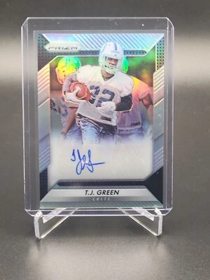 2016 Prizm T.J. Green Rc Rookie Silver Prizm Auto No. RA-TJG - Image 1 of 2
