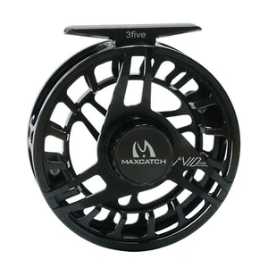 Maxcatch AVID PRO Nymph 3/5wt Aluminum Fly Fishing Reel Great for Euro Nymphing - Picture 1 of 7