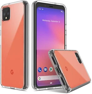 Google Pixel 4 XL Case Premium TPU Clear PC Back Protective Scratchproof Cover - Photo 1 sur 7