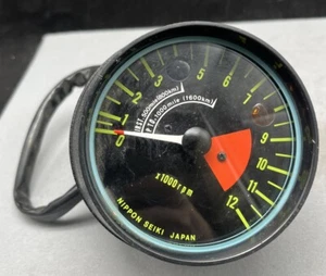 RR@2.82 Kawasaki H1 Mach Iii 1969-75 Kh500 1976 Tachometer Meter 25016-011 NOS - Foto 1 di 13