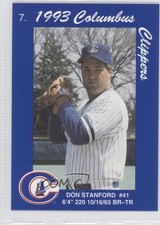 1993 Cracker Jack Columbus Clippers Police Don Stanford #7