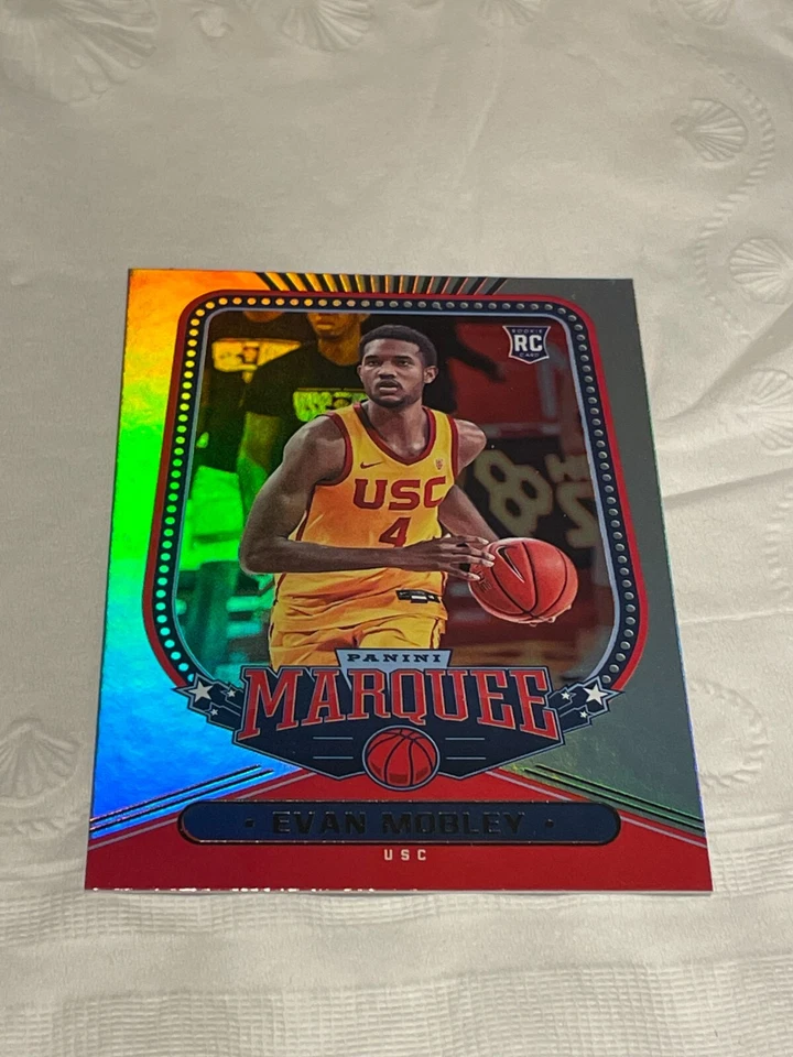 2021 Chronicles Marquee Draft Picks EVAN MOBLEY RC #142  Silver Foil - Image 1 of 1