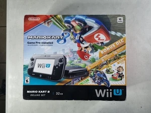 Nintendo Wii U Mario Kart 8 Deluxe Set Sistema 32GB - Negro Nuevo Precintado - Imagen 1 de 15