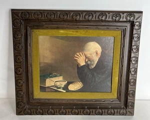 VINTAGE ENSTROM GARREN GRACE MANN BETENDER GERAHMTER DRUCK 20x18 Zoll - Bild 1 von 11