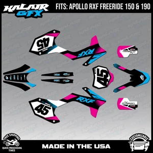 Kit de gráficos para Apollo RXF Freeride 150 190 Division Series - Magenta - Imagen 1 de 4