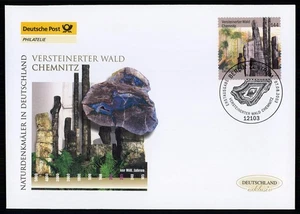 BRD BUND FDC 2003/39 NATURDENKMÄLER CHEMNITZ VERSTEINERTER WALD - Picture 1 of 2