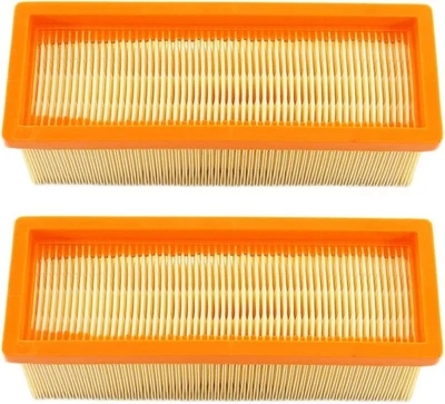 ANEWISE_STORE 2x Flachfalten Filter für Kärcher A 2701, A 2731 PT, A 2801, A 2801 PLUS, K 2501
