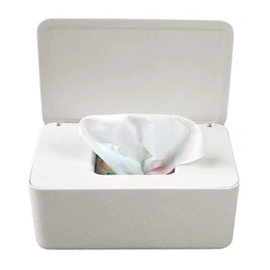 Wet Wipes Dispenser Holders Tissue Storage Box Case with Lid Household Supplies - Picture 1 of 11