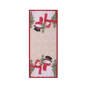 Nikolaus Quadrat Yuletide 13" x 36" gesteppter Läufer - Bild 1 von 5