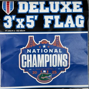 Florida Gators 2025 NCAA Mens Basketball National Champions 3x5 ft Flag Banner - Picture 1 of 6