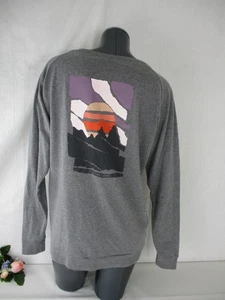 Patagonia Women's Gray Mountain Climbing L/S T-Shirt sz. L Responsibili-Tee - Picture 1 of 10