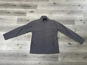 Dunbrooke Full Zip Gray Jacket Poly/Cotton 96/4 Men’s Size Large L - Picture 1 of 8