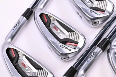 Ping G410 Irons / 4-PW / Blue Dot / Regular Flex XP 95 R300 Shafts - Image 1 of 4