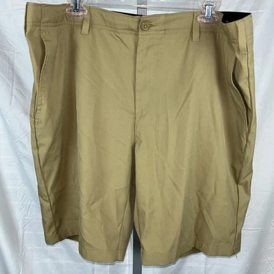 Shorts de golfe masculino BCG tamanho 40 cáqui poliéster/elastano elástico leve - Imagem 1 de 4