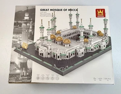 *BRAND NEW* Wange Great Mosque Of Mecca Building Blocks Set #6220 2291 Pieces - Image 1 of 2