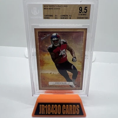2014 Topps Turkey Red MIKE EVANS Rookie Card #85 RC BUCCANEERS HOF READ BGS 9.5! - Imagem 1 de 3