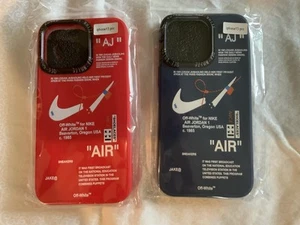 Nuevo Juego de 2 Funda iPhone 13 PRO NIKE AIR Roja Azul Oscuro - Imagen 1 de 2