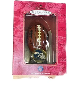 NFL Denver Broncos Hallmark Keepsake Christmas Collectable Tree Ornament NWT - Picture 1 of 4