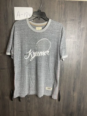 Wilson & Co Jack Kramer Camiseta Retro Gris Jaspeado Wilson Tenis Camisa Para Hombres L Foto 1 de 4