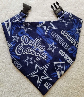 扣狗头巾围巾猫头巾达拉斯牛仔足球 nfl 手工制作 — 第 1/4 张图片