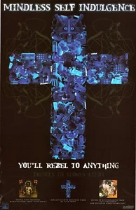 2005 Mindless Self Indulgence You'll Rebell to Anything Promo Poster 17 x 11 - Bild 1 von 6