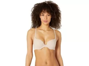 Natori 269568 Women's Sheer Glamour Push Up Underwire Bra Nude Size 32A - Picture 1 of 3