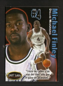 Michael Finley--Dallas Cowboys--Tarjeta de seguridad para dardos--Cubiertas dobles en español e inglés - Imagen 1 de 2