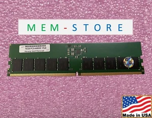 16GB DDR5-5600MHz ECC UDIMM RAM Memory Compatible w/ Dell SNPXH68MC/16G AC975996 - Picture 1 of 5