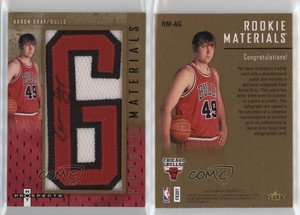 2007-08 Fleer Hot Prospects Aaron Gray #RM-AG RPA Rookie Patch Auto RC
