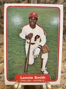 1982 Fleer #259 Lonnie Smith Philadelphia Phillies. - Picture 1 of 2
