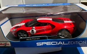 Ford GT #1 2018 Heritage Special Edition Maisto 1/18 Diecast Model Car NOS - Picture 1 of 5