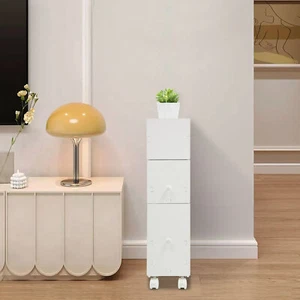 17.32*7.67*29.13in Badezimmerschrank, Schmales Badezimmerregal, Rollcontainer - Bild 1 von 14