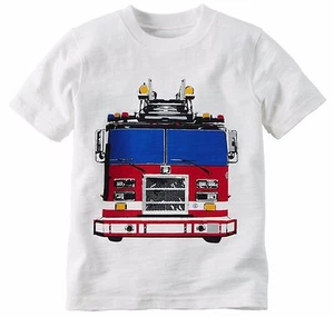 Carter's Boy's Fire Truck Short Sleeve T-Shirt (12 Months) - Picture 1 of 1