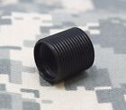1/2"X28 To 5/8"X24 5/8" Long Threaded Barrel Adapter Made In Usa Black Oxide