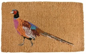 Coir Doormat Pheasant Bird Garden Outdoor Entrance Mat - Picture 1 of 1