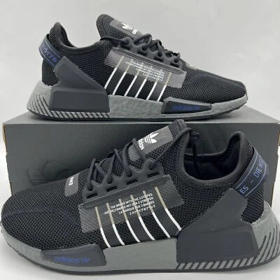 Adidas NMD R1 V2 Negro Blanco HQ6628 Para hombres Tenis Zapatos Tallas NUEVO Foto 1 de 4